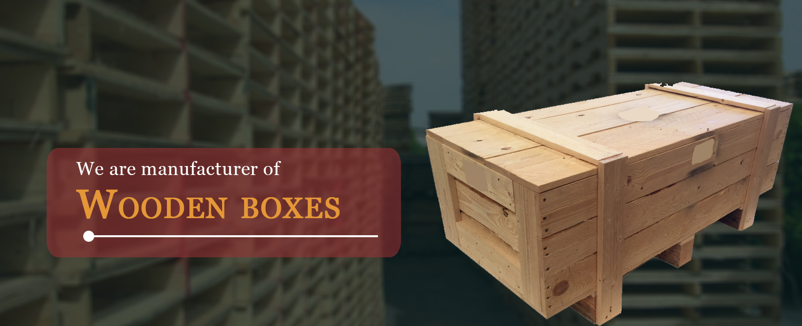wooden box manufacturer