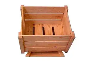 wooden box palletization